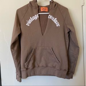 Juicy Couture vintage fleece pullover hoodie S